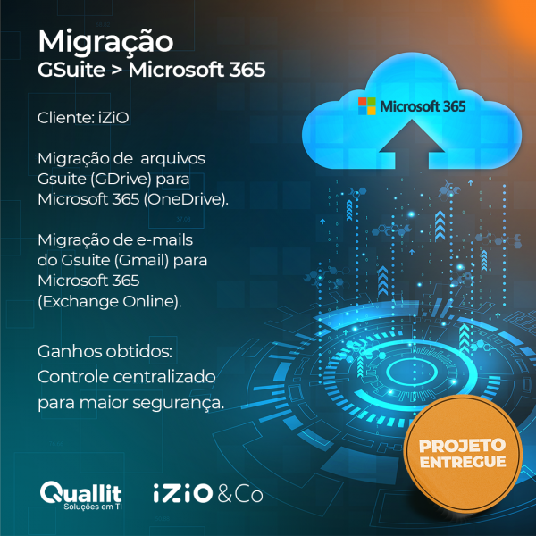 Migração GSuite > Microsoft 365